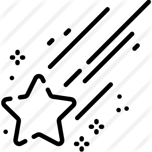 See more icon inspiration related to star, space, comet, falling star, miscellaneous, astronomy, falling, nature and sky on Flaticon.