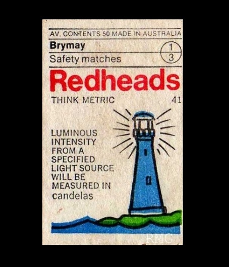 Item 193: Redheads Think Metric set / unknown designer / 1970s « Recollection #australian #design #redheads