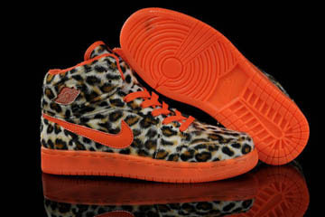 Nike Jordan 1 Phat Leopard Orange Ladies Shoes Cheap-#15700-360