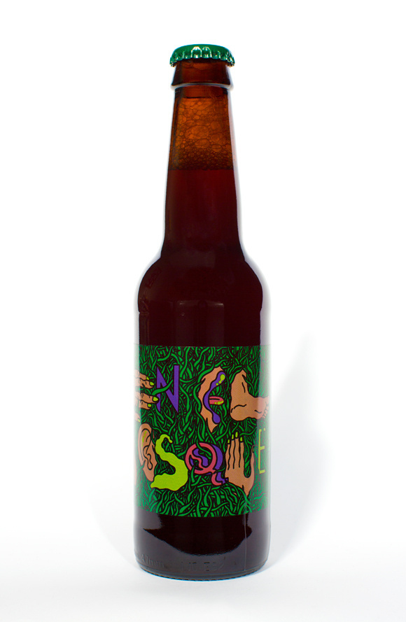Omnipollo_bottle_Enelbosque #beer #bottle #packaging #design #graphic