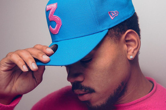 Chance The Rapper LIDS Exclusive 3 Hats New Era Snapback Cap Black Blue pink Khaki Sky White High Crown 9FIFTY Chance 3 High Crown 9FIFTY