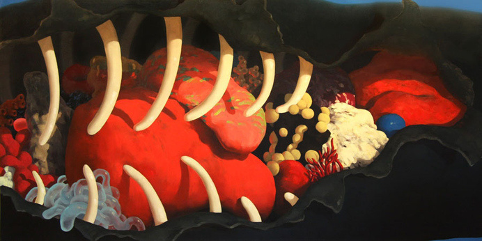 Jordan Kasey Radiating Eternity — DOP #surrealism #painting