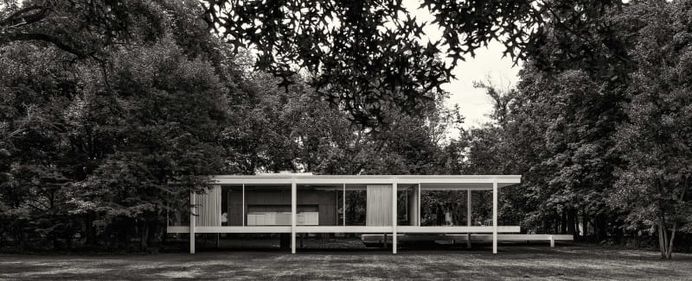 Ludwig Mies van der Rohe, Cemal Emden · Farnsworth House