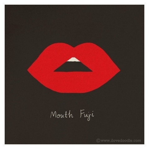 FFFFOUND! | Mouth Fuji | Flickr - Photo Sharing! #illustration
