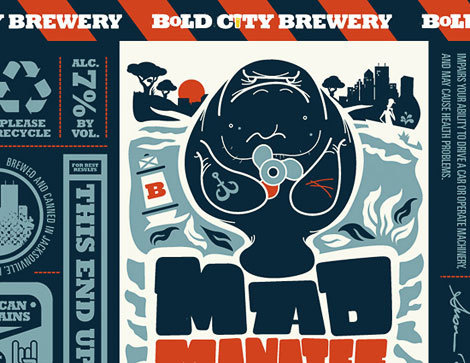 Bold City Brewery Cans #beer #can #label