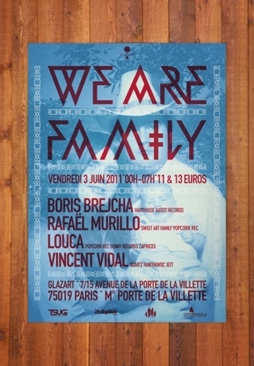 We are Family : SmallNeue #smallneue #print #we #familly #are #poster