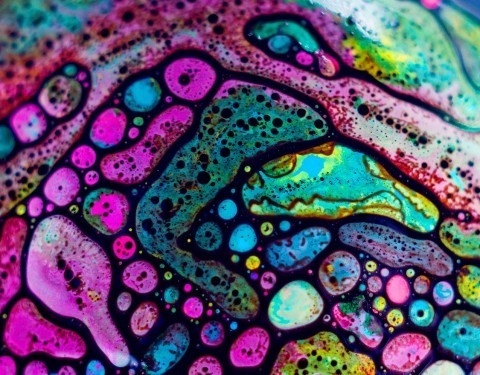 Millefiori #abstract #color #ferrofluid