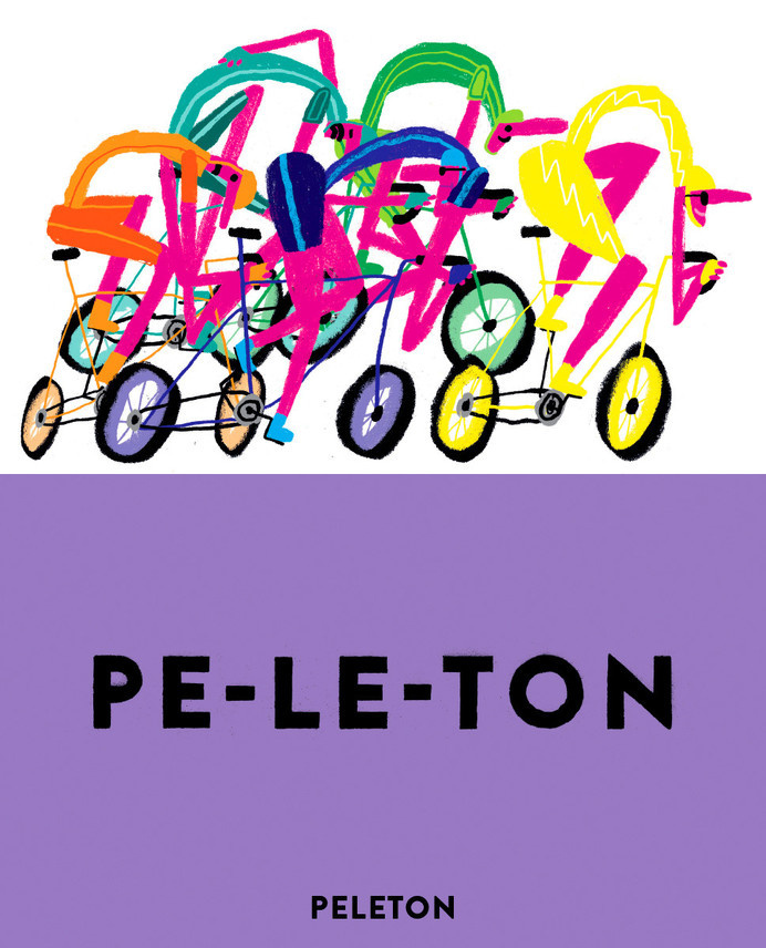 polska ilustracja dla dzieci #bicycle #cycling #word #education #illlustration