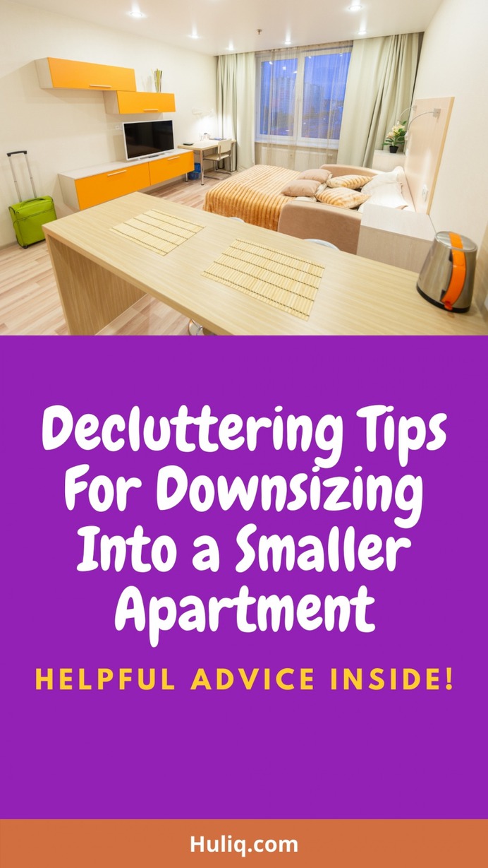 De-Cluttering When Moving to a Smaller Apartment Infographic