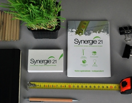 Synergie 21 - graphicwand #business #graphicwand #card #design #graphic #corporate #identity #synergie #21