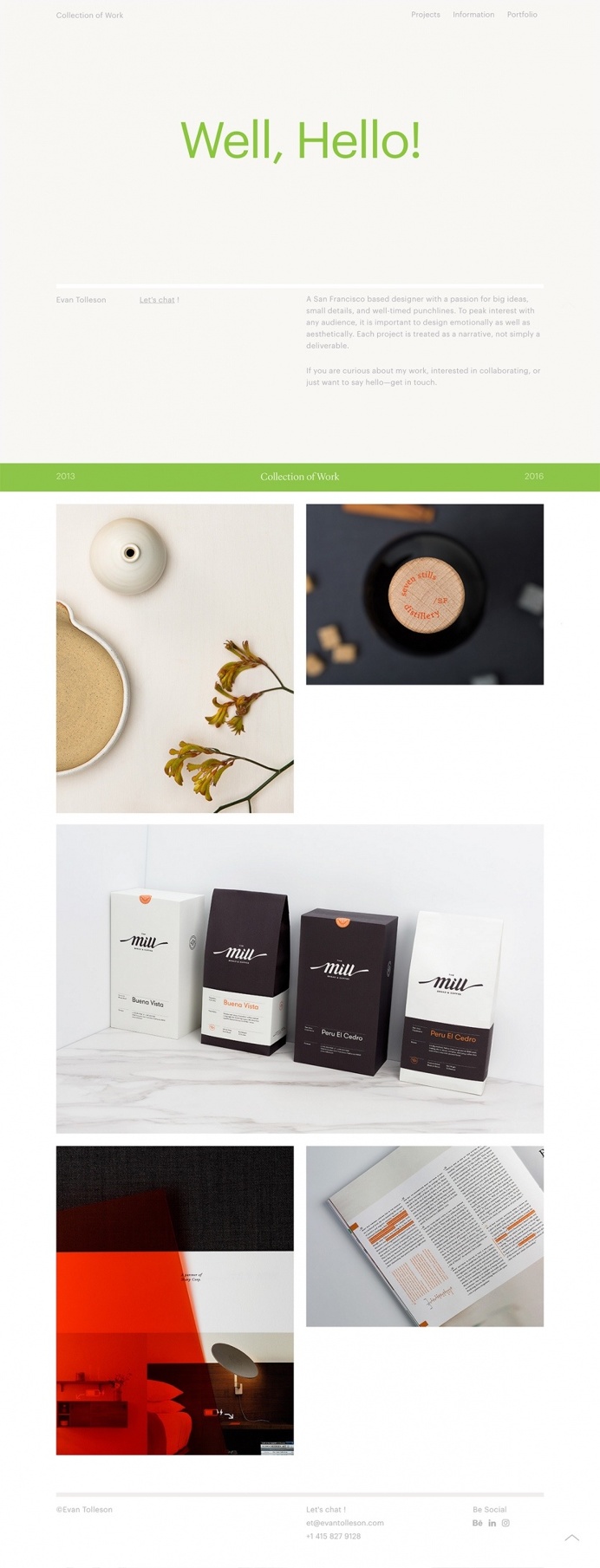 Eavan Tollenson San Francisco based graphic designer evantolleson.com minimal beautiful webdesign inspiration website award awwards site of