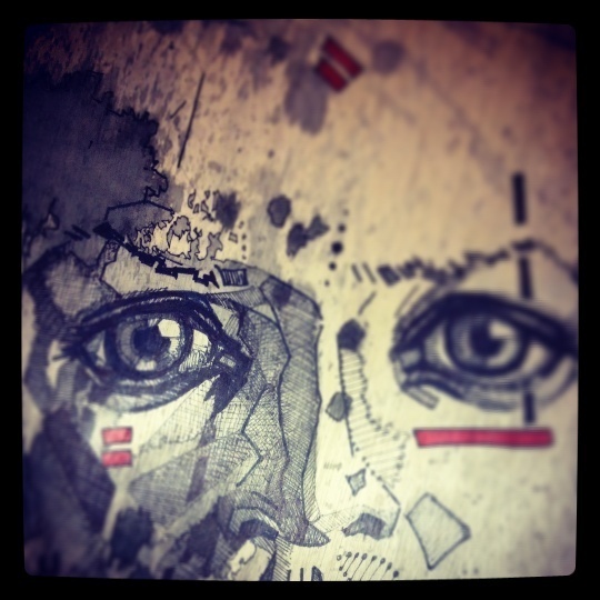 drawing - wip #eye #drawing #pen