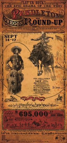Pendleton Oregon Round Up Rodeo Poster! I LOVE THIS BUCKING HORSE!! The posters are the actual poster for the event. Bob Coronato prints for sale. Paintings, Etchings, Indian Artifacts, Western Americana