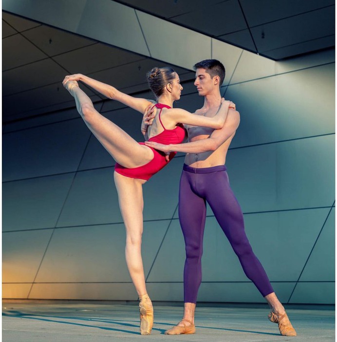 Elegance of Ballerinas Dancing in The Streets by Paul Daniel Schneider