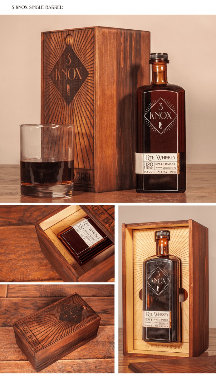 Three Knox Rye Whiskey