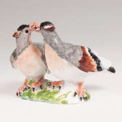 Porcelain Group 'Billing Doves'. Johann Joachim Kaendler #Sets #Teasets #Porcelainsets #Antiqueplates #Plates #Wallplates #Figures #Porcelainfigurines #porcelain