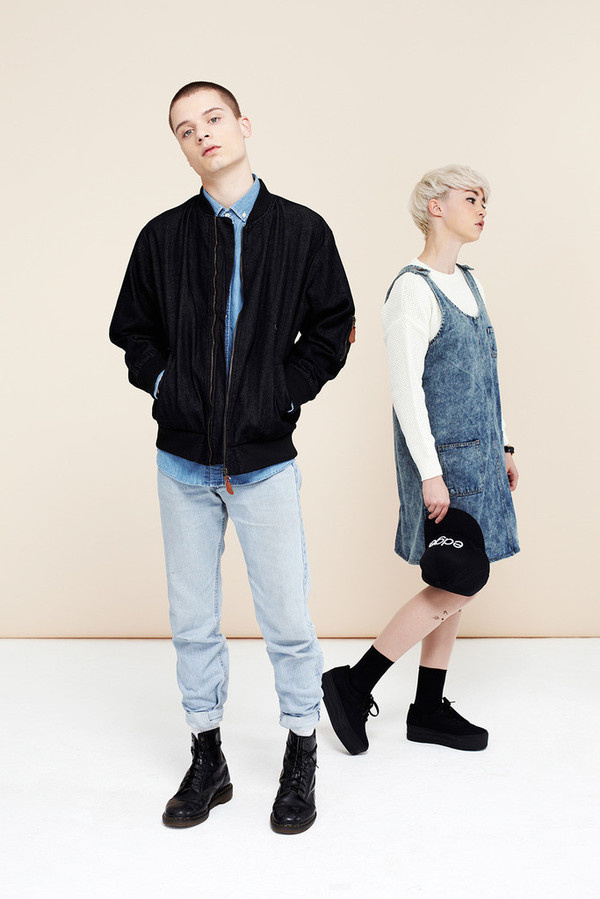 Denim Pinafore Dress Blue #photography #retail