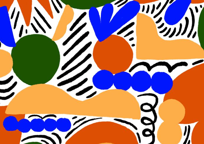 After breaking a part of my face this weekend - I’ve had some time to work on some mural mock ups for @familystoreuk @marcello_velho #illustration #art #mural #design #patterns #gooddayclub #stayingproductive
