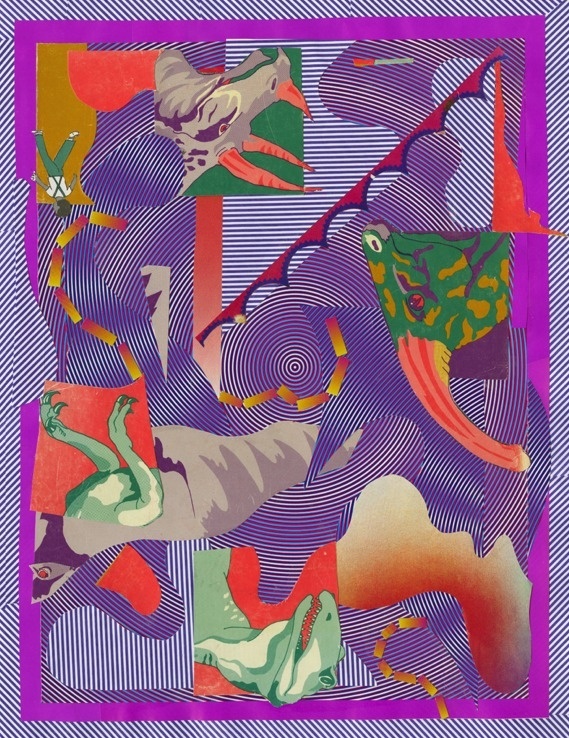 Ben Mendelewicz #collage #pattern #gradient #colour