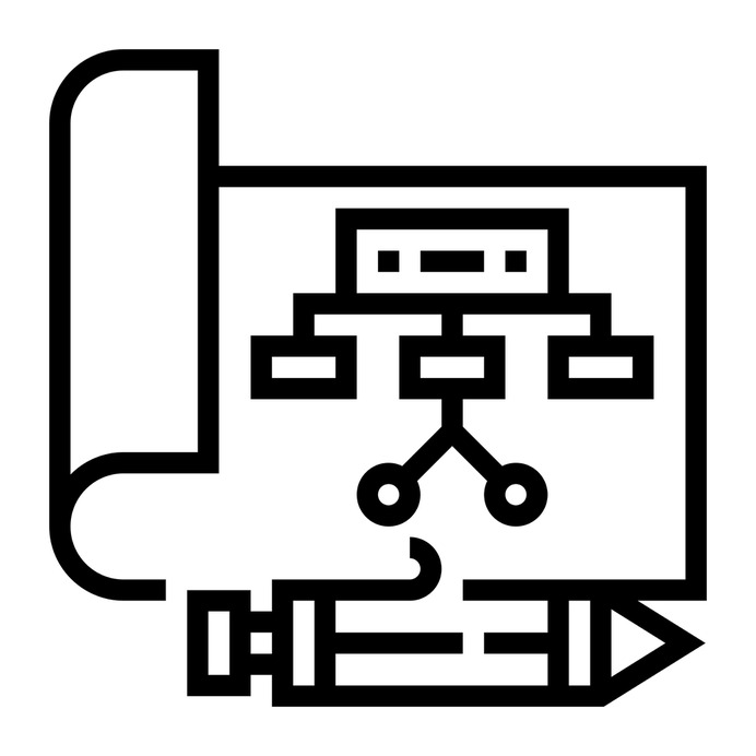 See more icon inspiration related to organization, paper, chart, Tools and utensils, paper roll, planning, structure, network, management and networking on Flaticon.