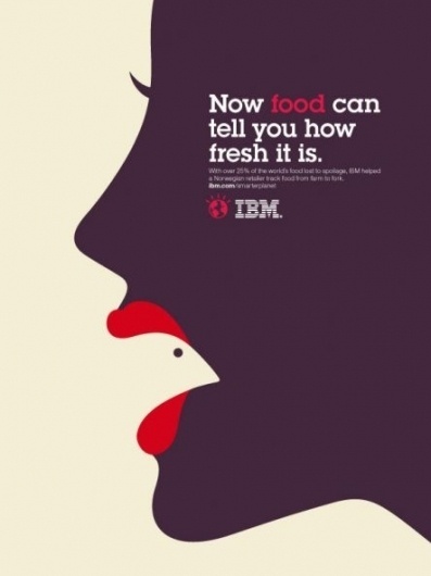 IBM: Smarter Planet, Lips | Ads of the World™ #inspiration #design #illustration #barr #noma