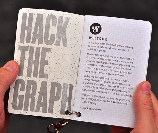 Fonts In Use – f8 Conference Badges #editorial