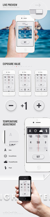 LightMeter App Anton Repponen #app