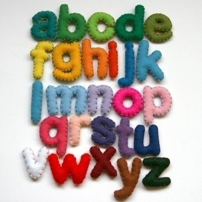illustration,object,typography,alphabet,felt,alphabet,rainbow-2b875b4d3e72e3739b4eacbfa74f37fe_h.jpg (JPEG Image, 400 × 400 pixels) #type #design #graphic #typography