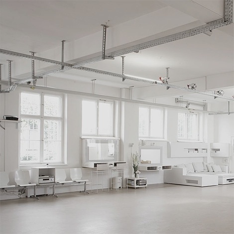 Alexander Gnädinger studio space at iainclaridge.net #photography #architecture #workspace