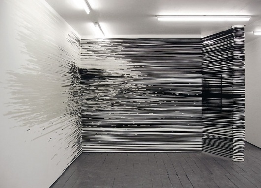 Monika Grzymala | SUMARRIA LUNN #abstract #tape #installation #grzymala #art #monika