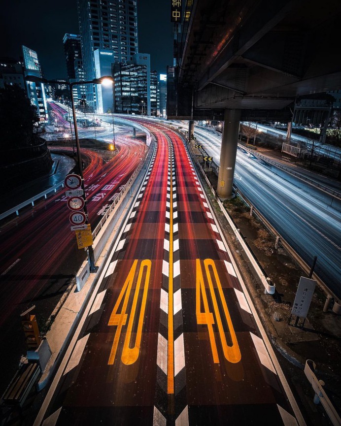Stunning Night Photos of Tokyo's Streets by Hosokawa Ryohei