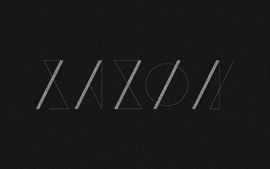 - sam chirnside - #design #geometric #shape #triangles #type #typography