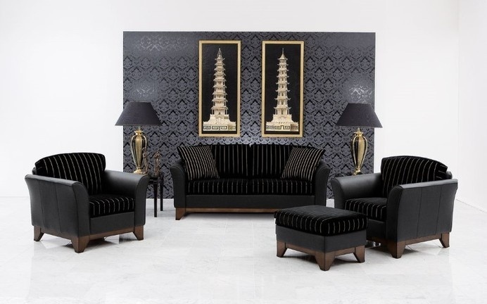 Upholstered lounge suite art of beauty by Finkeldei - www.homeworlddesign.com (9) #inspiration #lounge #homedecor #homedesign