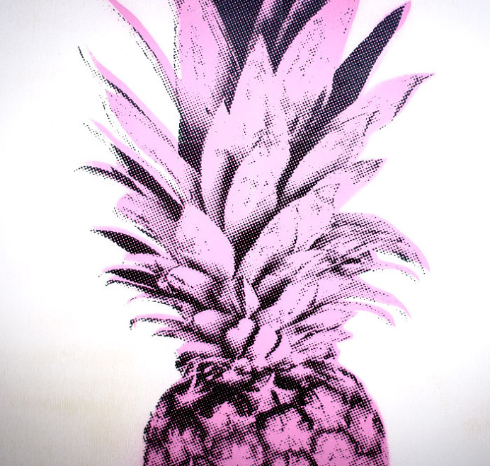 Pineapples Print by Rainer - #art, #painting, #fineart
