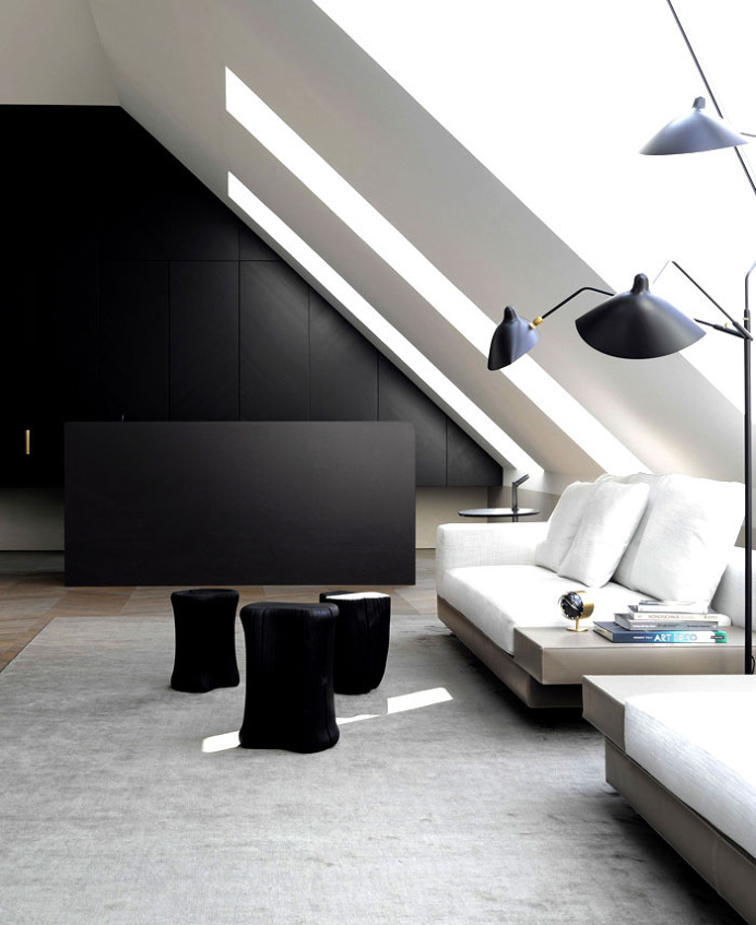 Luxury Loft Apartment by Bernd Gruber - nterior design, interior, #decor, home decor, home #design, #interiordesign #kitchen