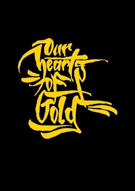 Maxmalt #calligraphy #wabi #bureau #gold #hearts #our