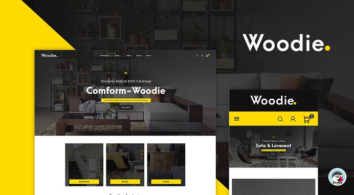#Woodie - #Furniture & #Crafts - #Prestashop #Responsive #Theme | #TemplateTrip #eCommerce #Website #Design #Template