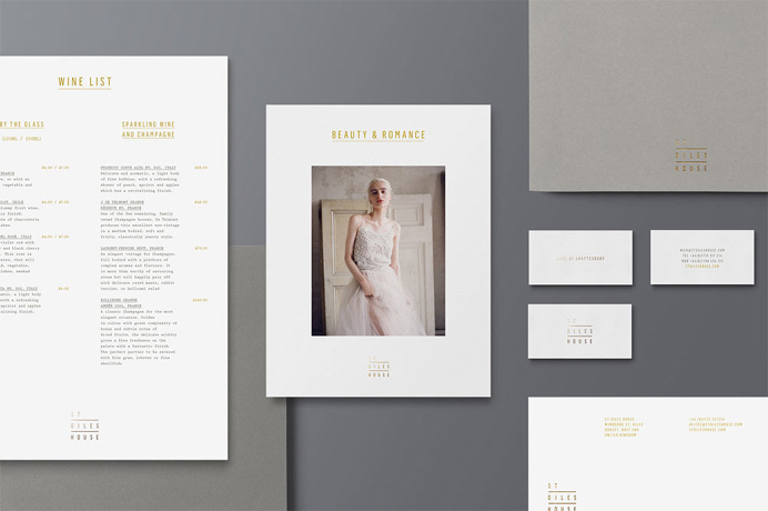 St Giles House identity