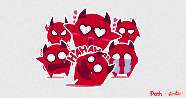 Devil: Path Sticker Design #path #devil #sticker #design