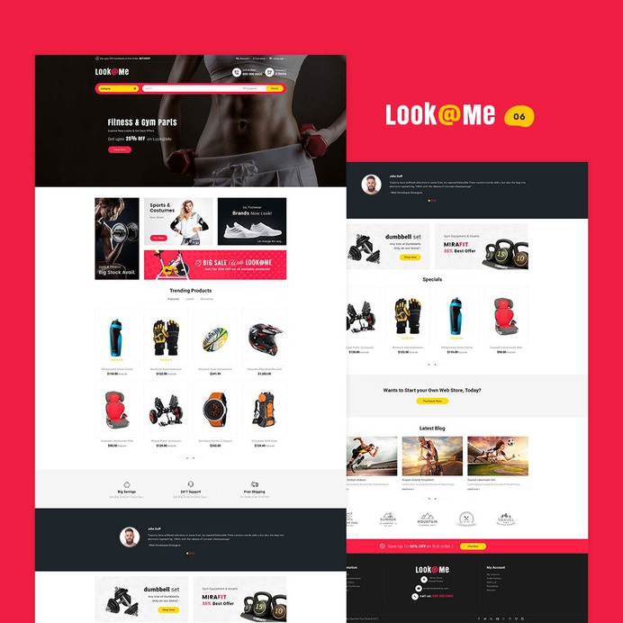 LookMe - Woocommerce Muti-Purpose Responsive Theme | TemplateTrip