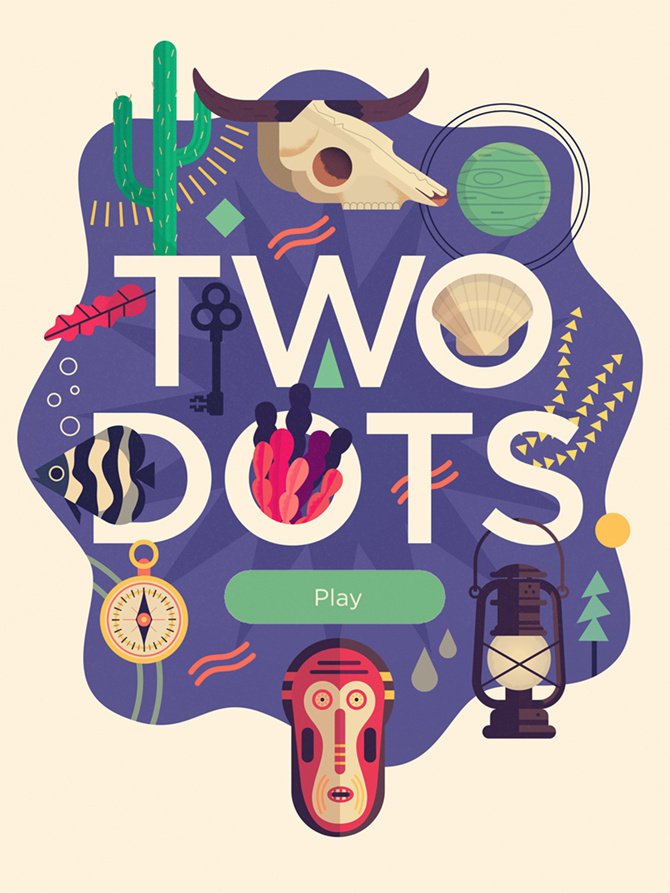Two Dots Title - Owen Davey Illustration #illustration