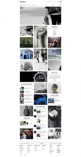 NIXON.com on the Behance Network #web #nixon