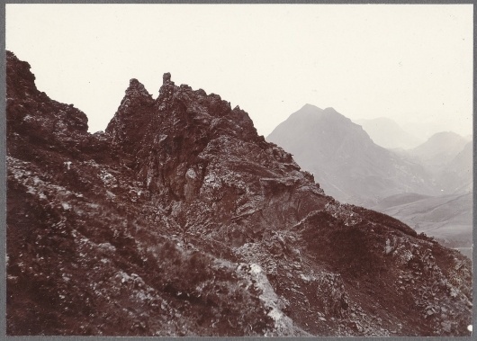 All sizes | Þórsmörk. - Rocks on arête. Head of Stóriendi. | Flickr - Photo Sharing! #old #sepia #rock #hill #vintage