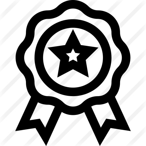 See more icon inspiration related to miscellaneous, certification, insignia, emblem, badge, quality, winner, award and medal on Flaticon.