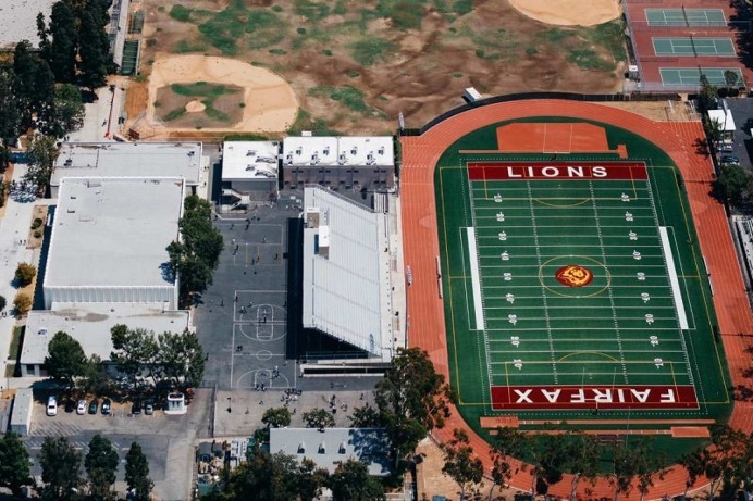 Karl Hab Captures Stunning Views of LA's Tennis and Basketball Courts From Above