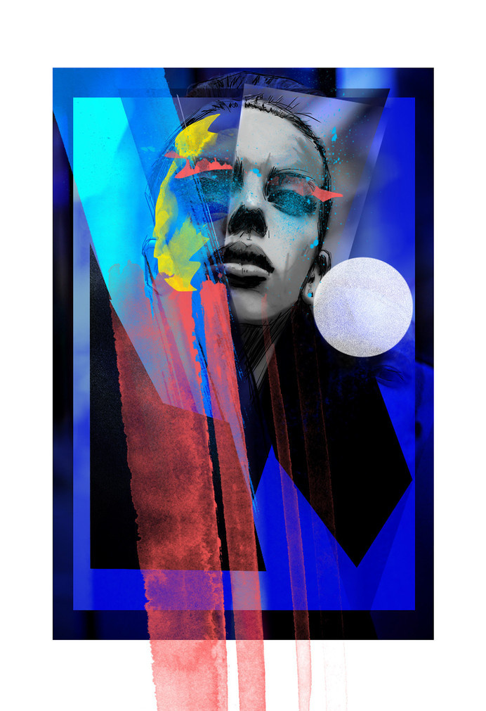 J I T T E - Rosco Flevo #model #roscoflevo #artscumantics #collage #jitte #digital #colors #illustration #postartfuckery #fashion #media #muse #mixed