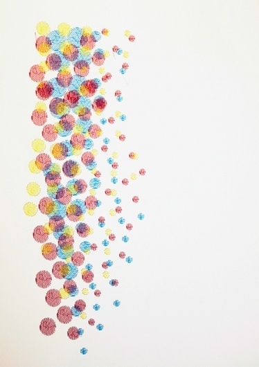 Pattern Pulp - Stitching Your Posters and Pillows #stitching #overprint #poster