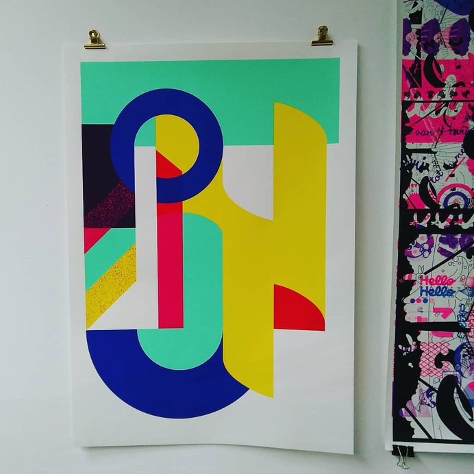 Yeah well you know we're kinda into printing things.. BIG! #screenprinting #printisnotdead #printspotters #printmaking #printedmatter #printmakers #silkscreen #gezeever #zeefdruk