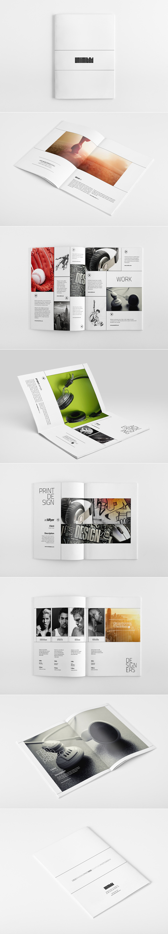 Portfolios design idea #338: Unlimited Portfolio #brochure