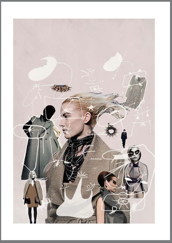 Playing Fashion moodboards by Dina Lynnyk, via Behance #fashion #graphics #collage #presentation